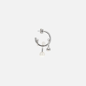 Justine Clenquet Chase Earrings - Palladium