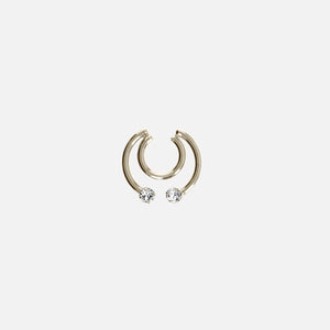 Justine Clenquet Heather Earcuff - Crystal Gold