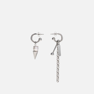 Justine Clenquet Lucy Earrings - Palladium