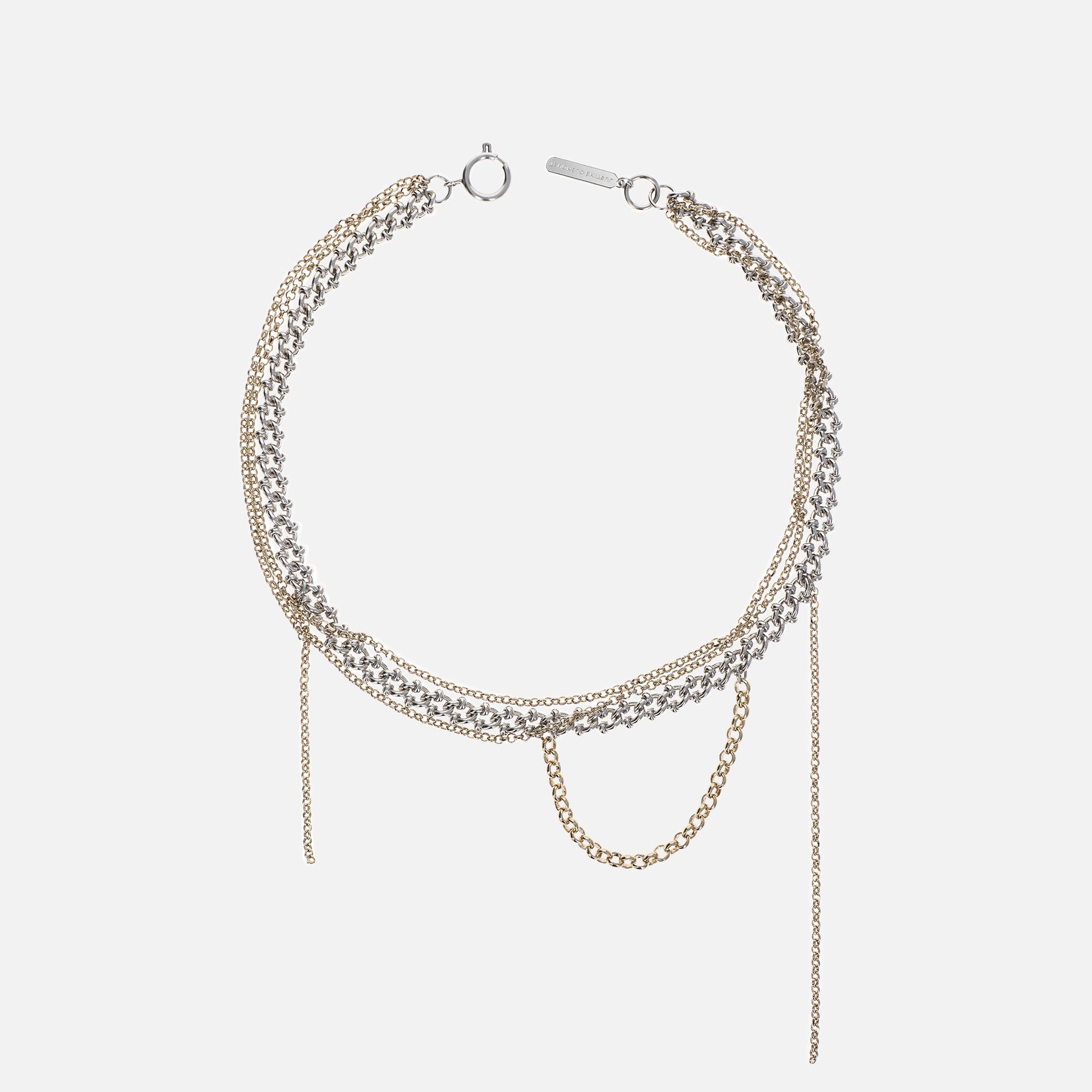 Justine Clenquet Mara Necklace - Gold / Palladium