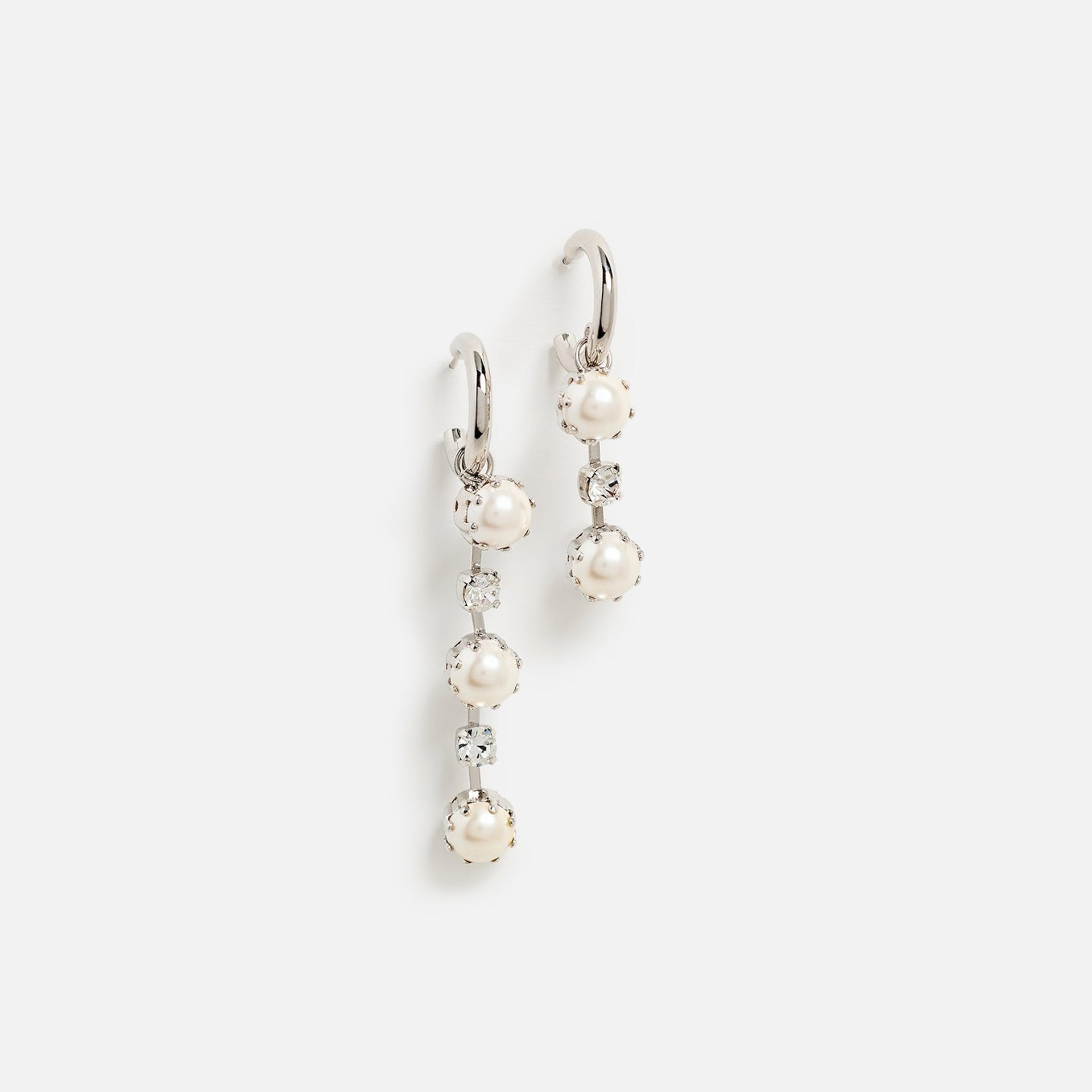 Justine Clenquet Moriah Earrings - Palladium