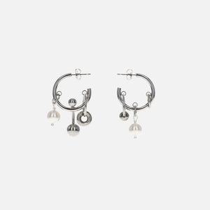 Justine Clenquet Robyn Earrings - Palladium