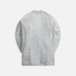 John Elliott Wool Powder Knit Cardigan - Grey