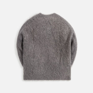 John Elliott Wool Mohair Crew - Charcoal