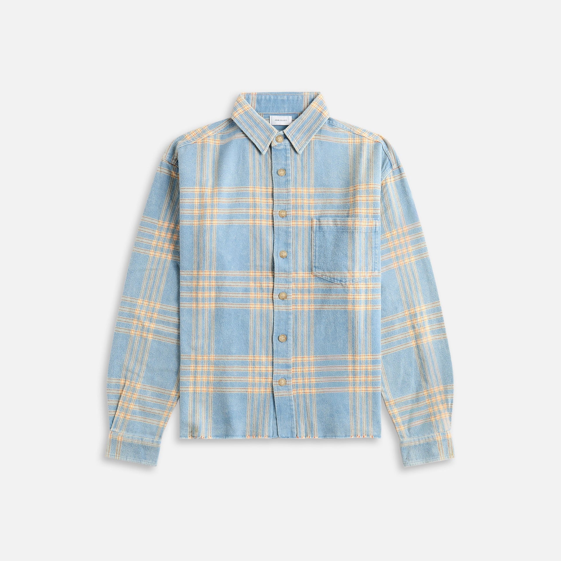 John Elliott Hemi Oversized Shirt - Speedway Check