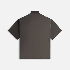 John Elliott Brushed Silk Button Up - Black