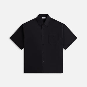 John Elliott Brushed Silk Button Up - Charcoal