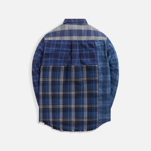 John Elliott Silverado Paneled - Plaid Blue / Black