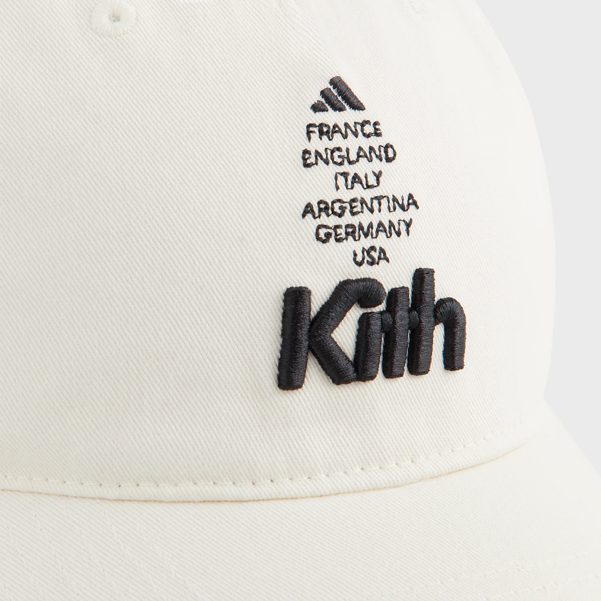 【ファッション好きが選ぶ人気ブランドランキング】 for Kith adidas Europe Kith – White Chalk - Cap Football 帽子