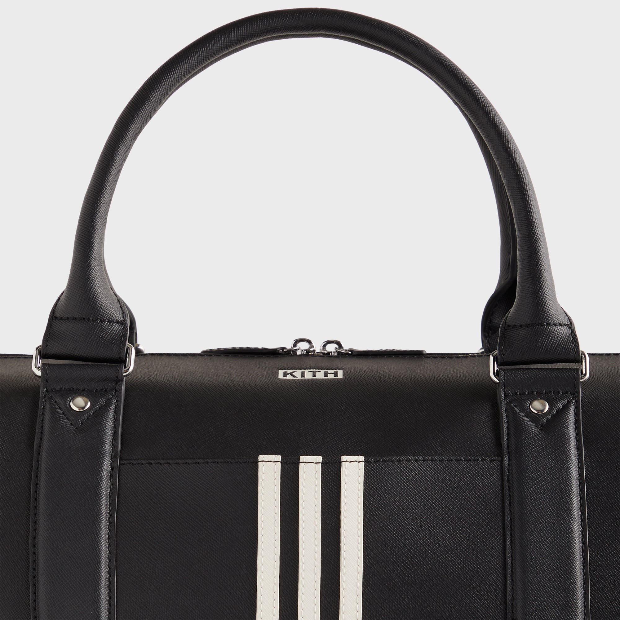 Kith for adidas Football Leather Duffle Bag - Black – Kith Europe