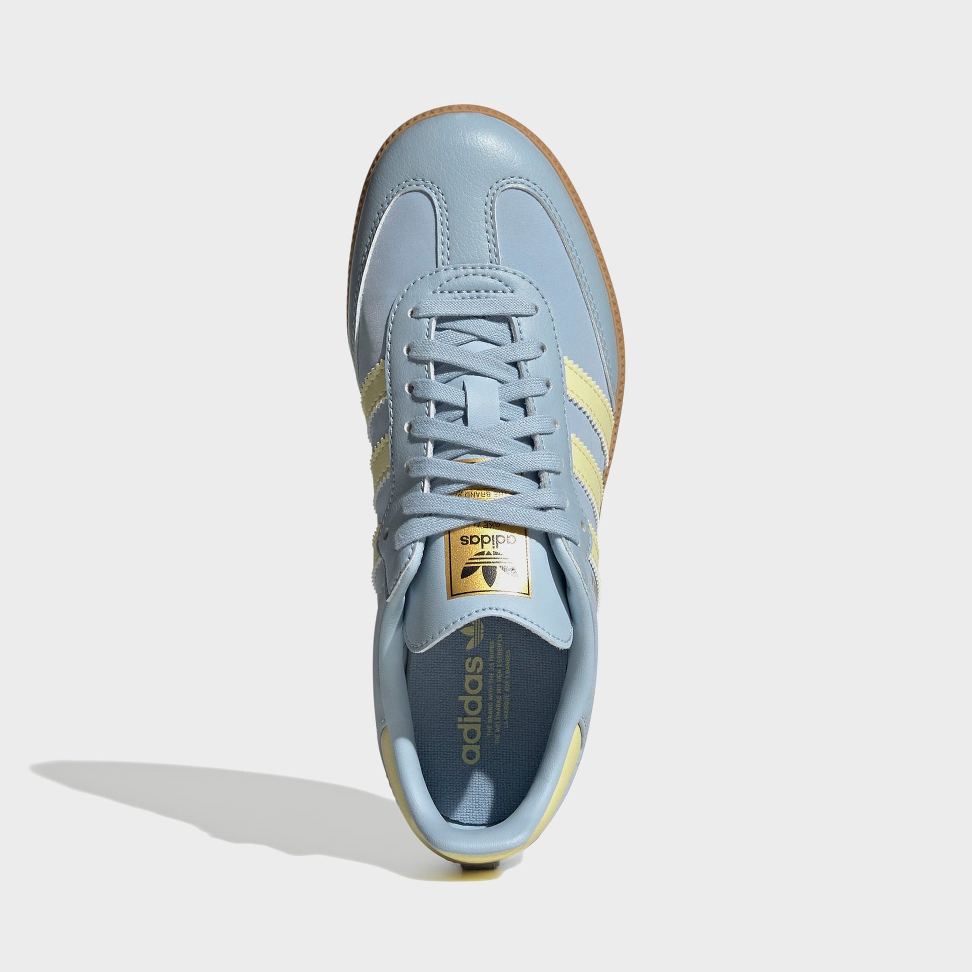 adidas Samba OG - Wonder Blue / Powder Yellow / Gum 3
