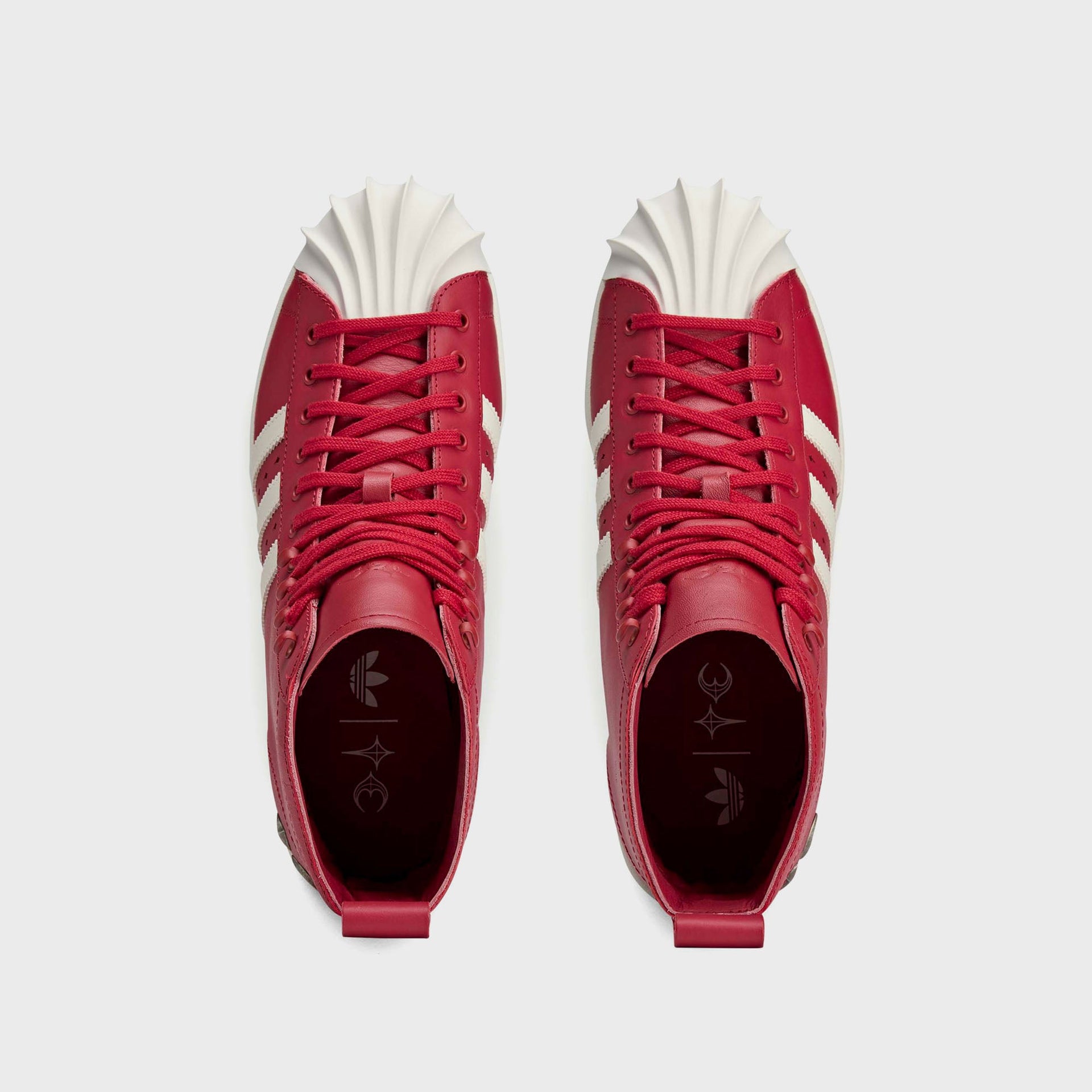 adidas x Thug Club Superstar Boot Luxe - Red / Off White / Red