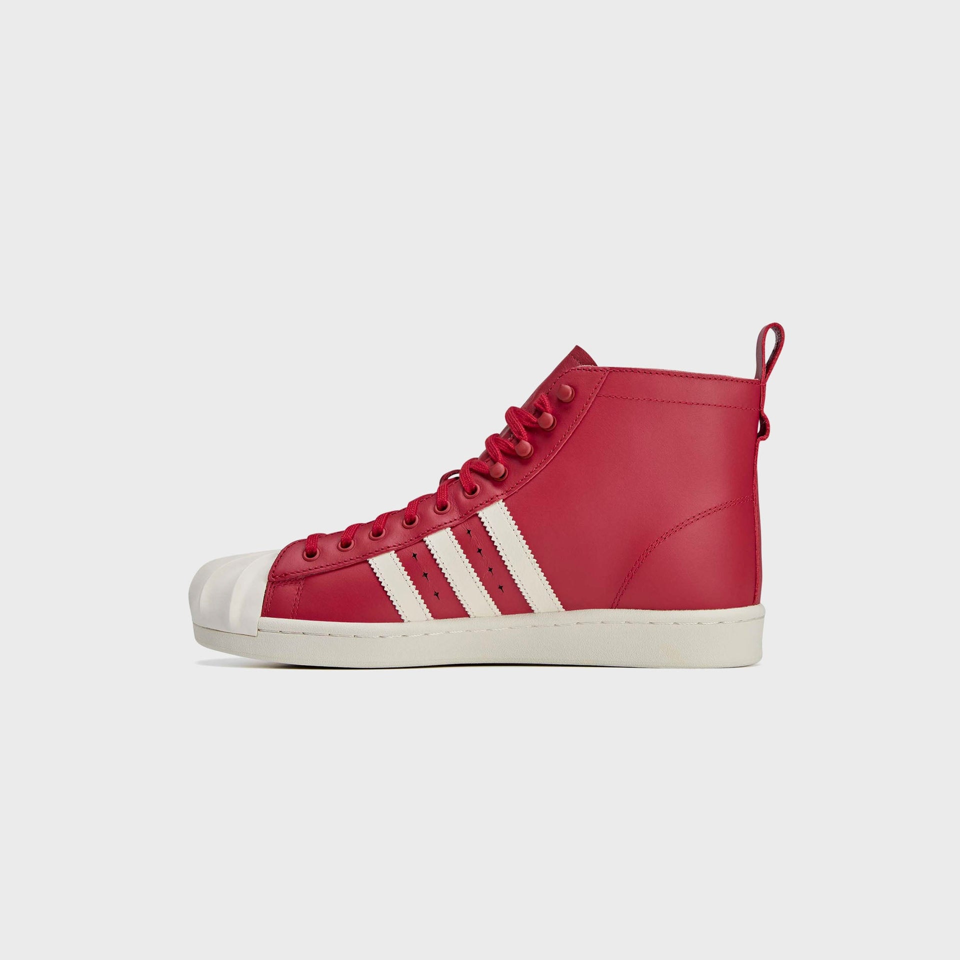 adidas x Thug Club Superstar Boot Luxe - Red / Off White / Red