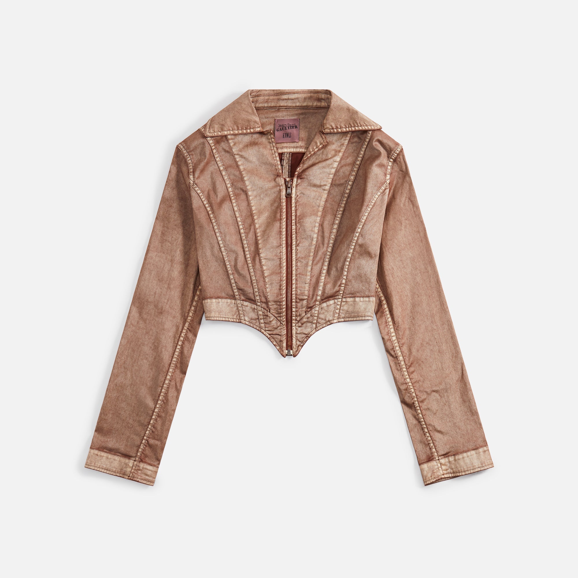 Jean Paul Gaultier x KNWLS Laced Jacket with Topstiched and