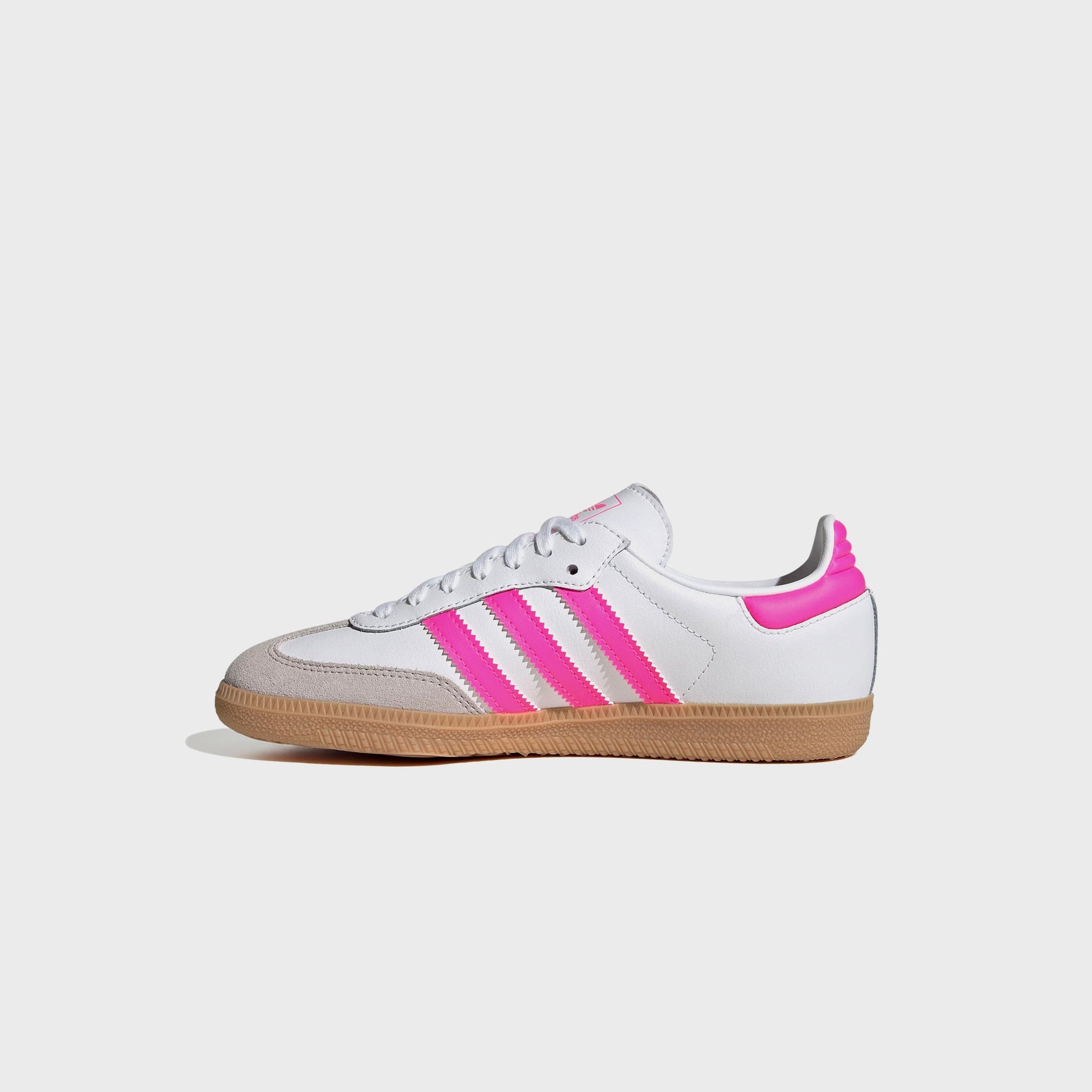adidas GS Samba OG - White / Lucid Pink / Gum 3
