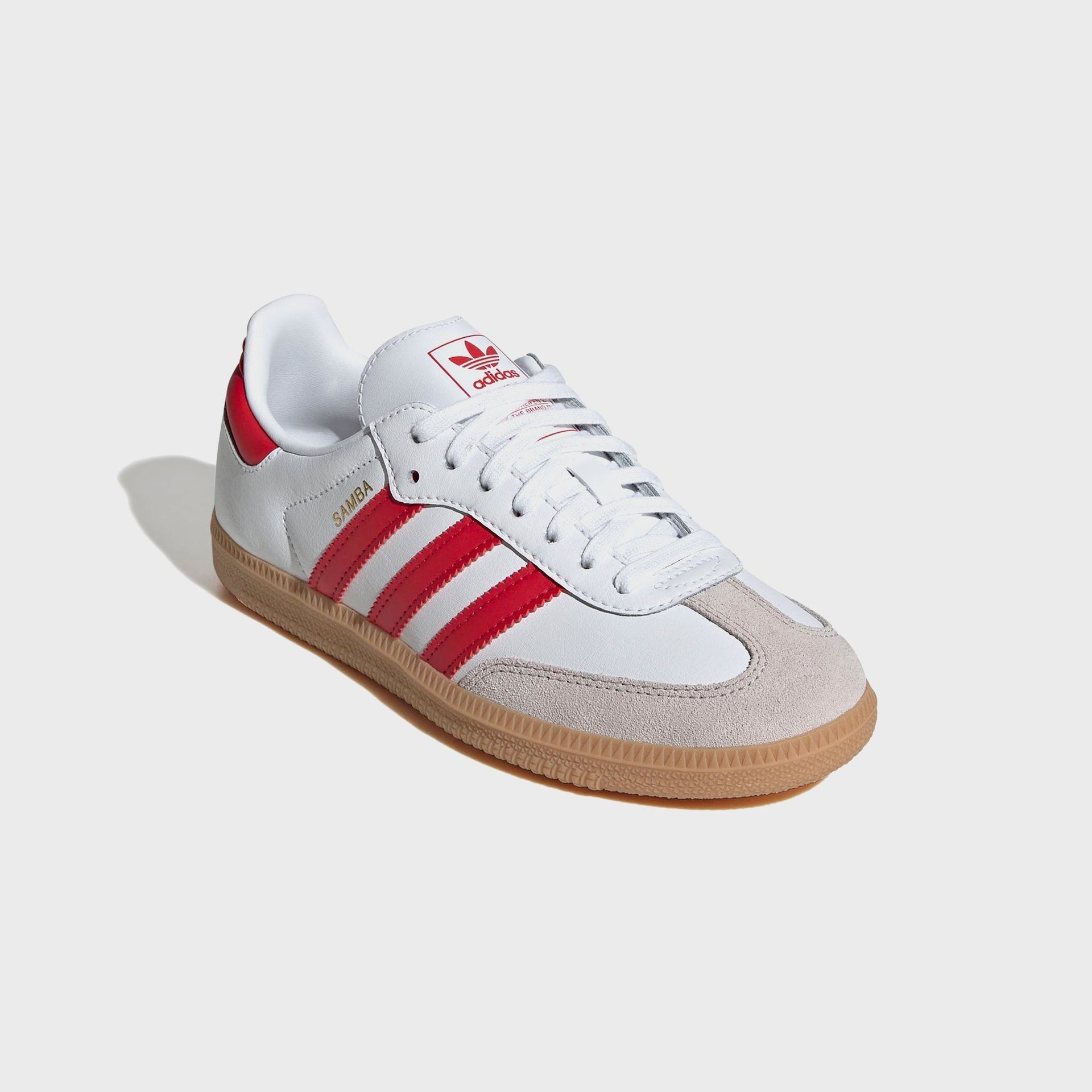 adidas GS Samba OG - White / Better Scarlet / Gum 3
