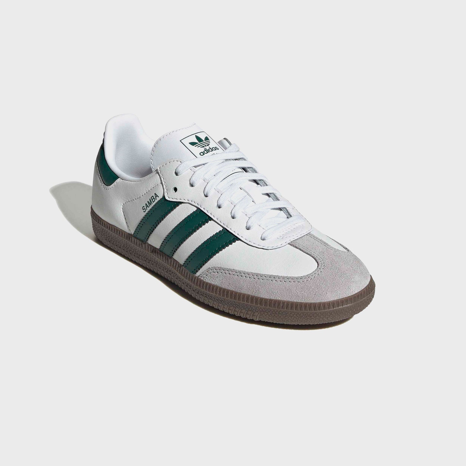 adidas GS Samba OG - Cloud White / Collegiate Green / Gum