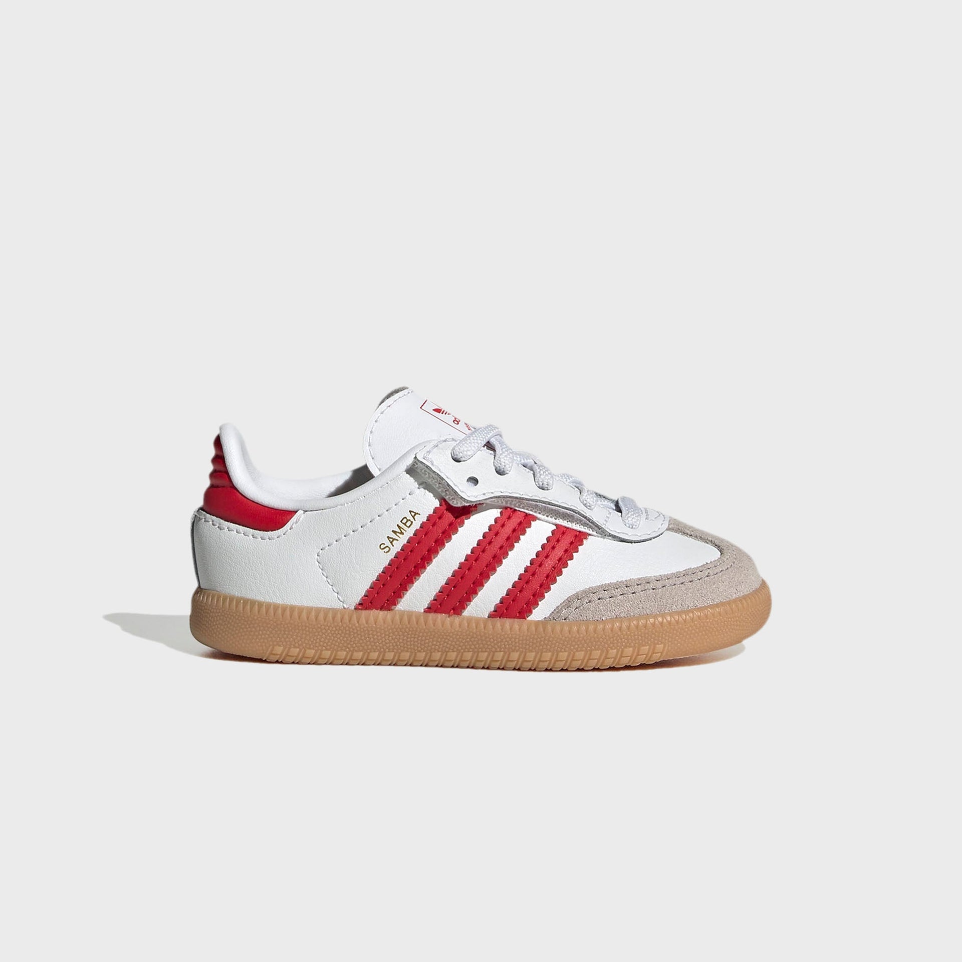 adidas Toddler Samba OG - White / Better Scarlet / Gum 3
