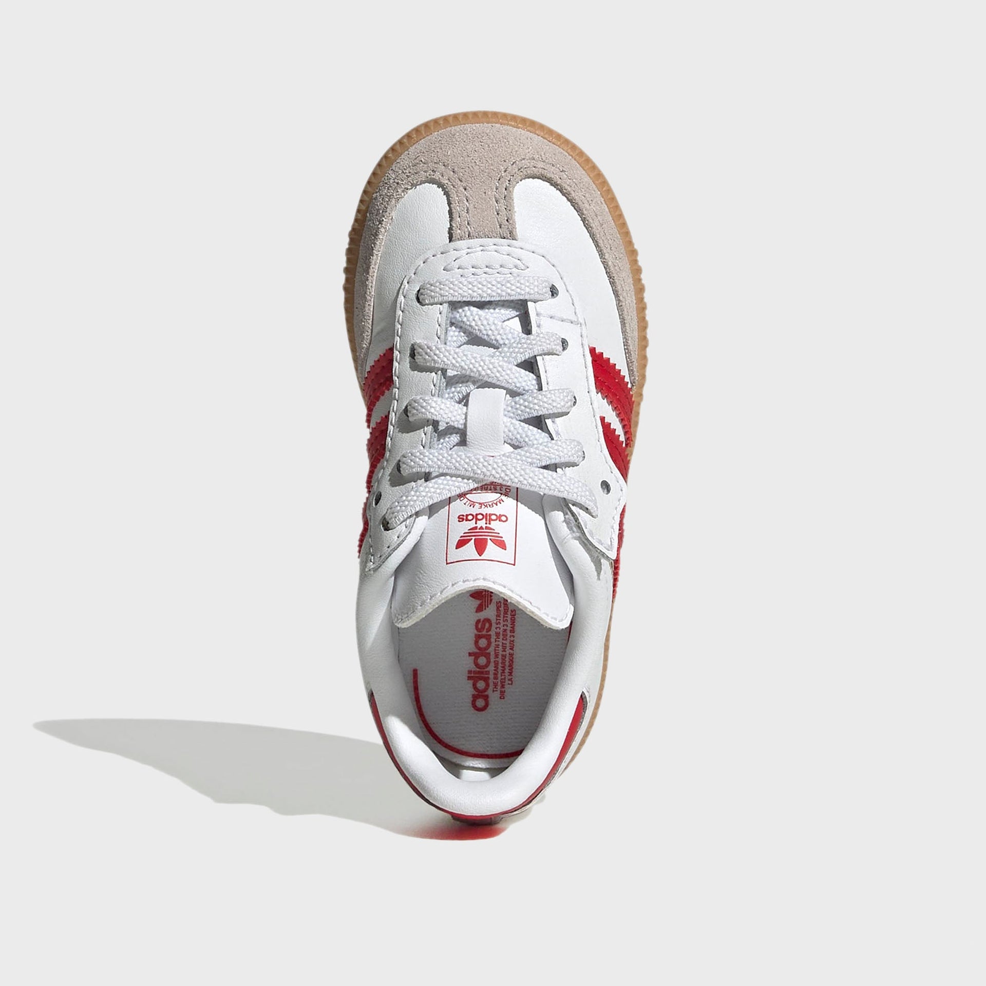 adidas Toddler Samba OG - White / Better Scarlet / Gum 3