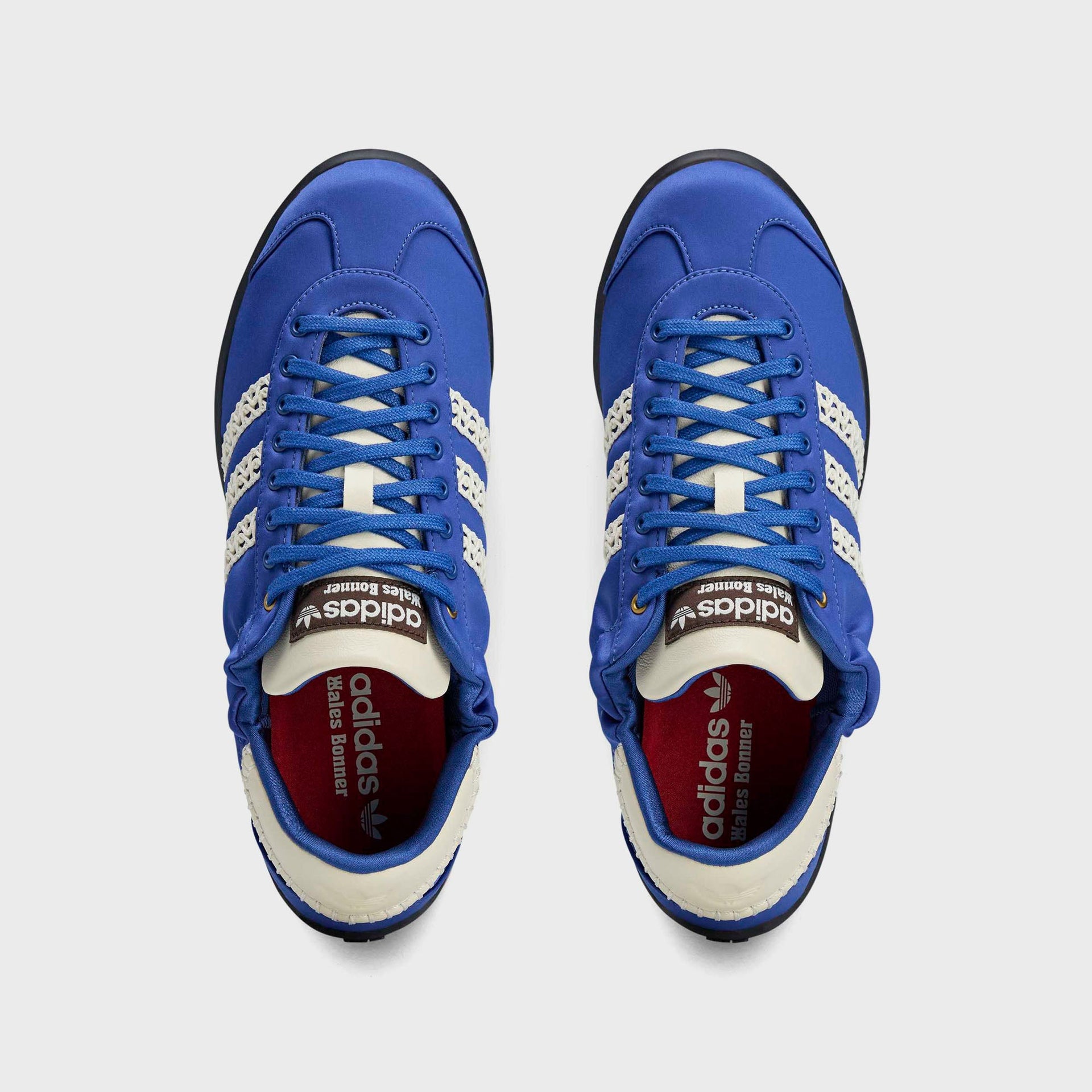 adidas x Wales Bonner Karintha Lo Satin - Crew White / Blue / Core Black