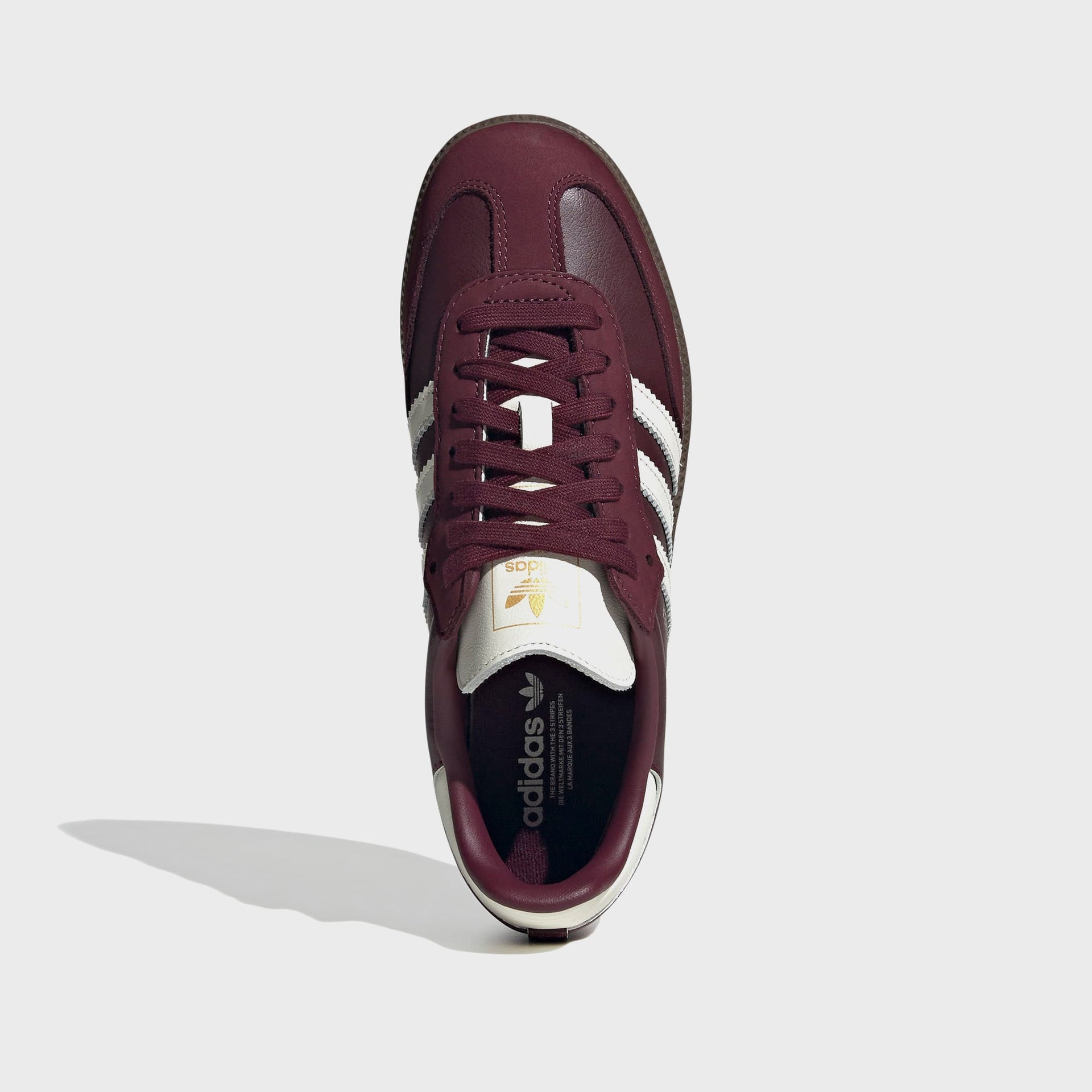 adidas WMNS Samba OG - Maroon / Off White / Gum 3
