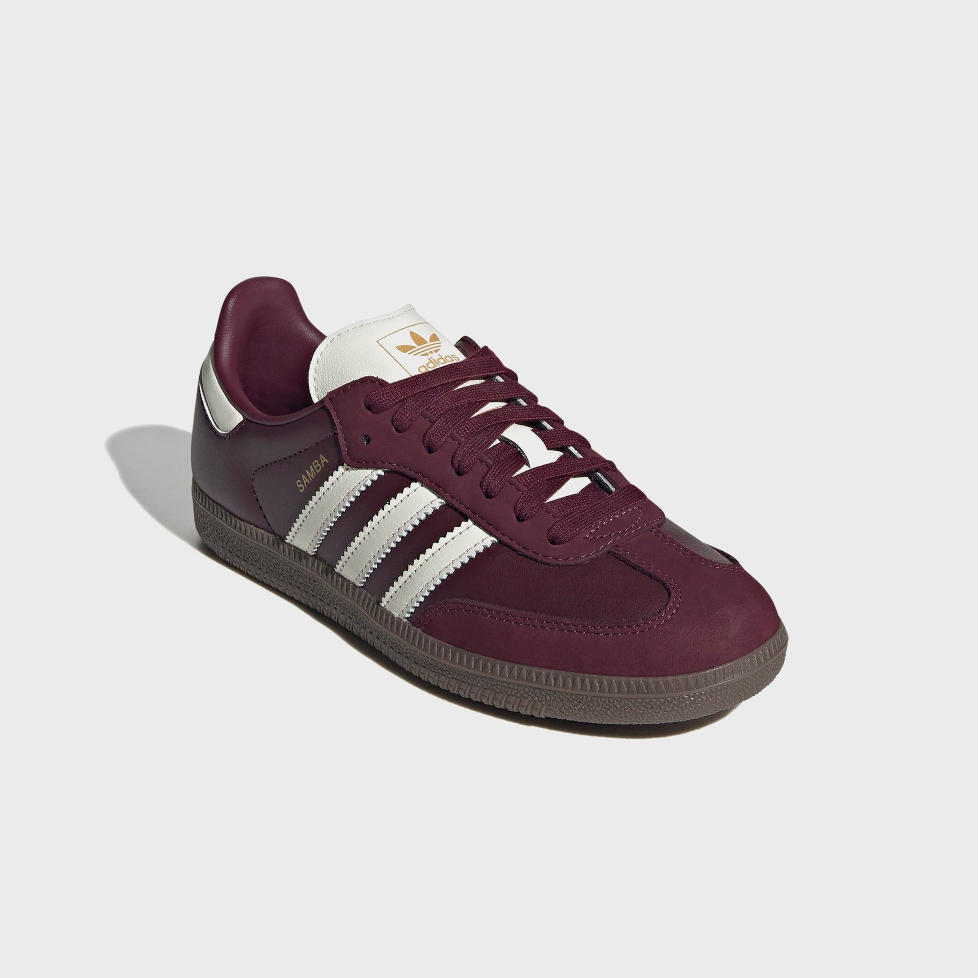 adidas WMNS Samba OG - Maroon / Off White / Gum 3