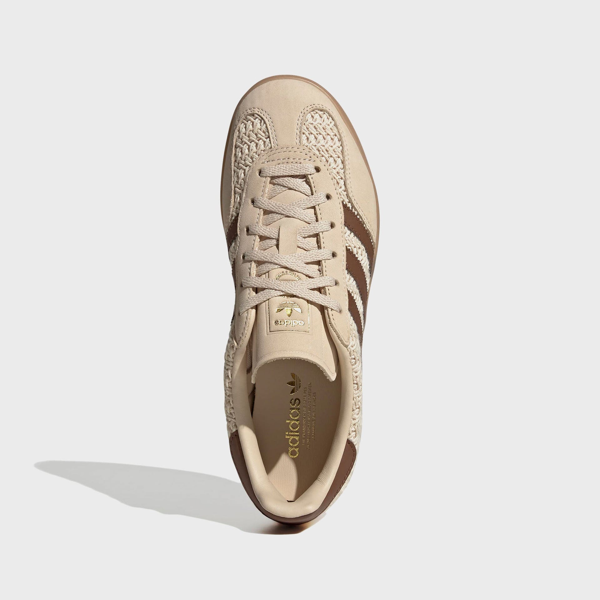 adidas Gazelle Indoor - Sand Strata / Preloved Brown / Gum 3