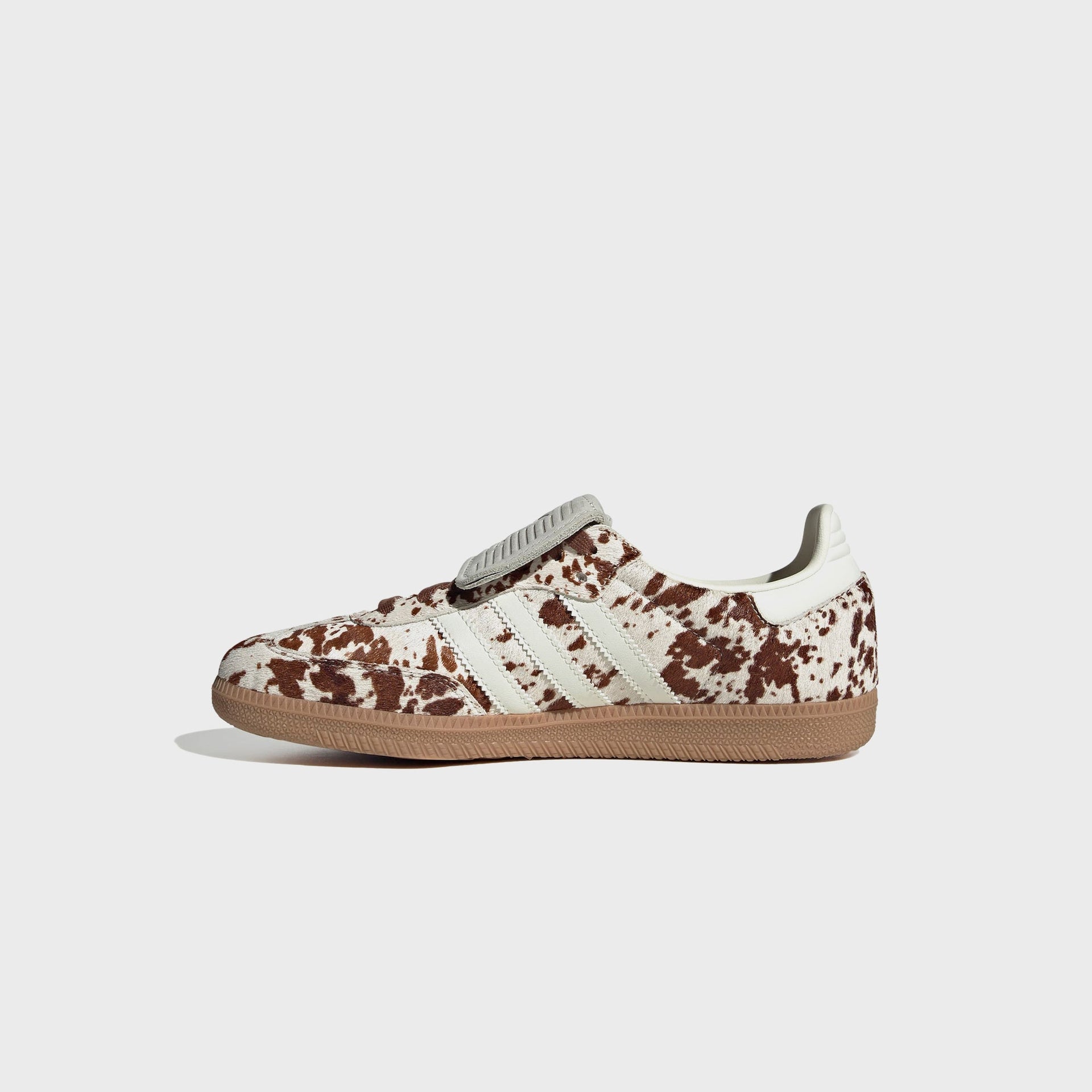 adidas WMNS Cow Print Samba Long Tongue - Off White / Lucid Pink / Gum