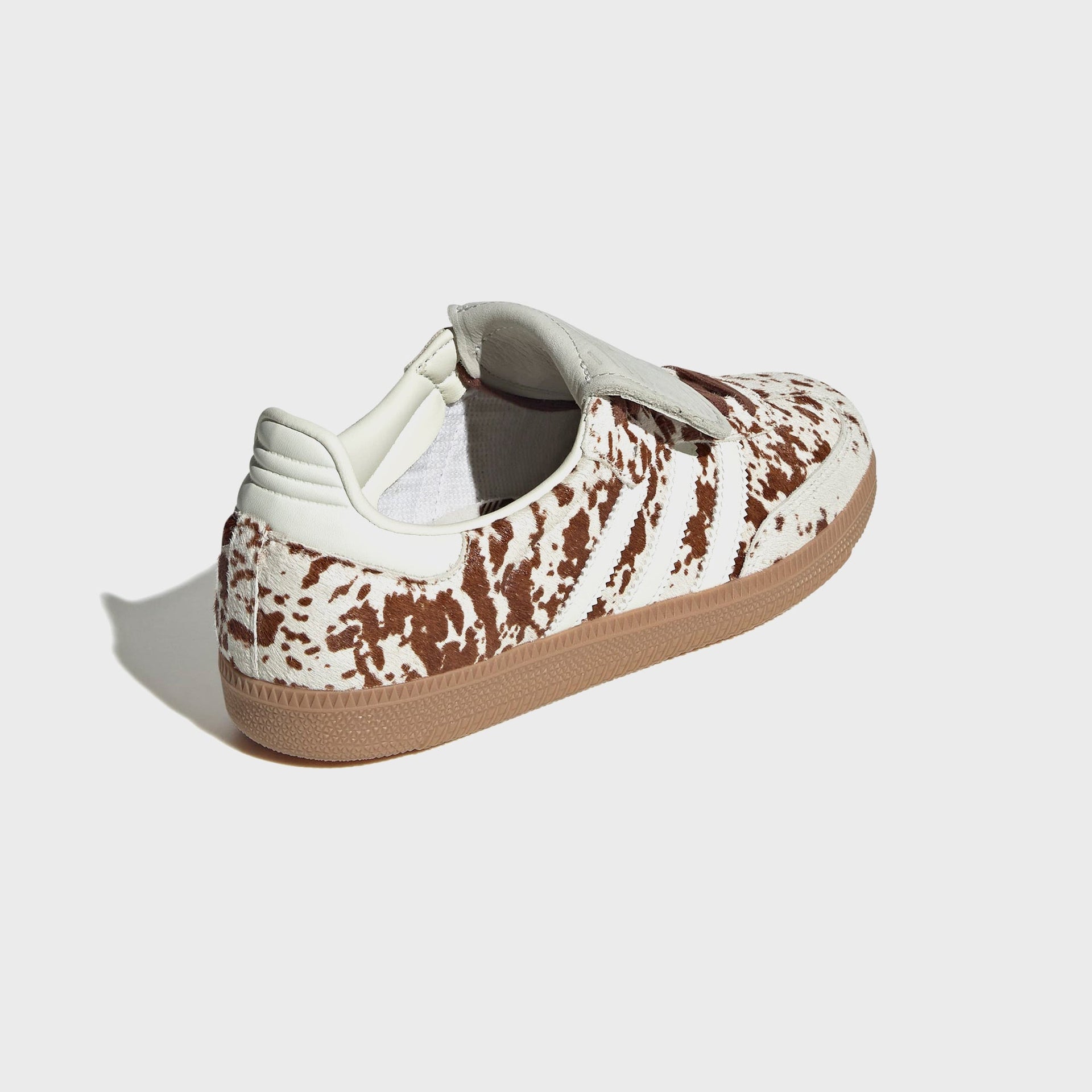 adidas WMNS Cow Print Samba Long Tongue - Off White / Lucid Pink / Gum