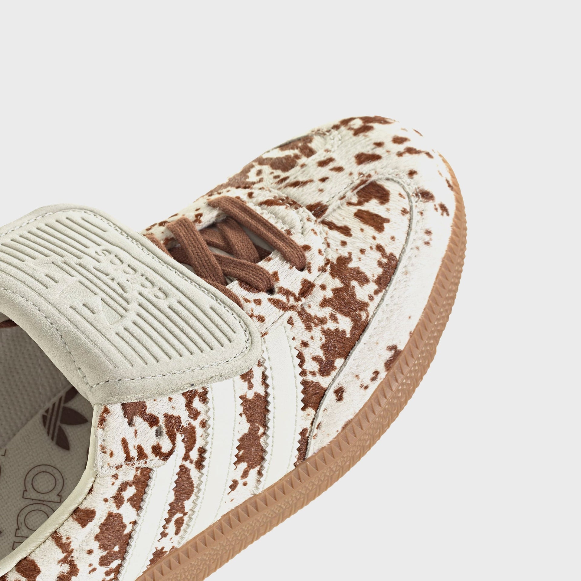 adidas WMNS Cow Print Samba Long Tongue - Off White / Lucid Pink / Gum