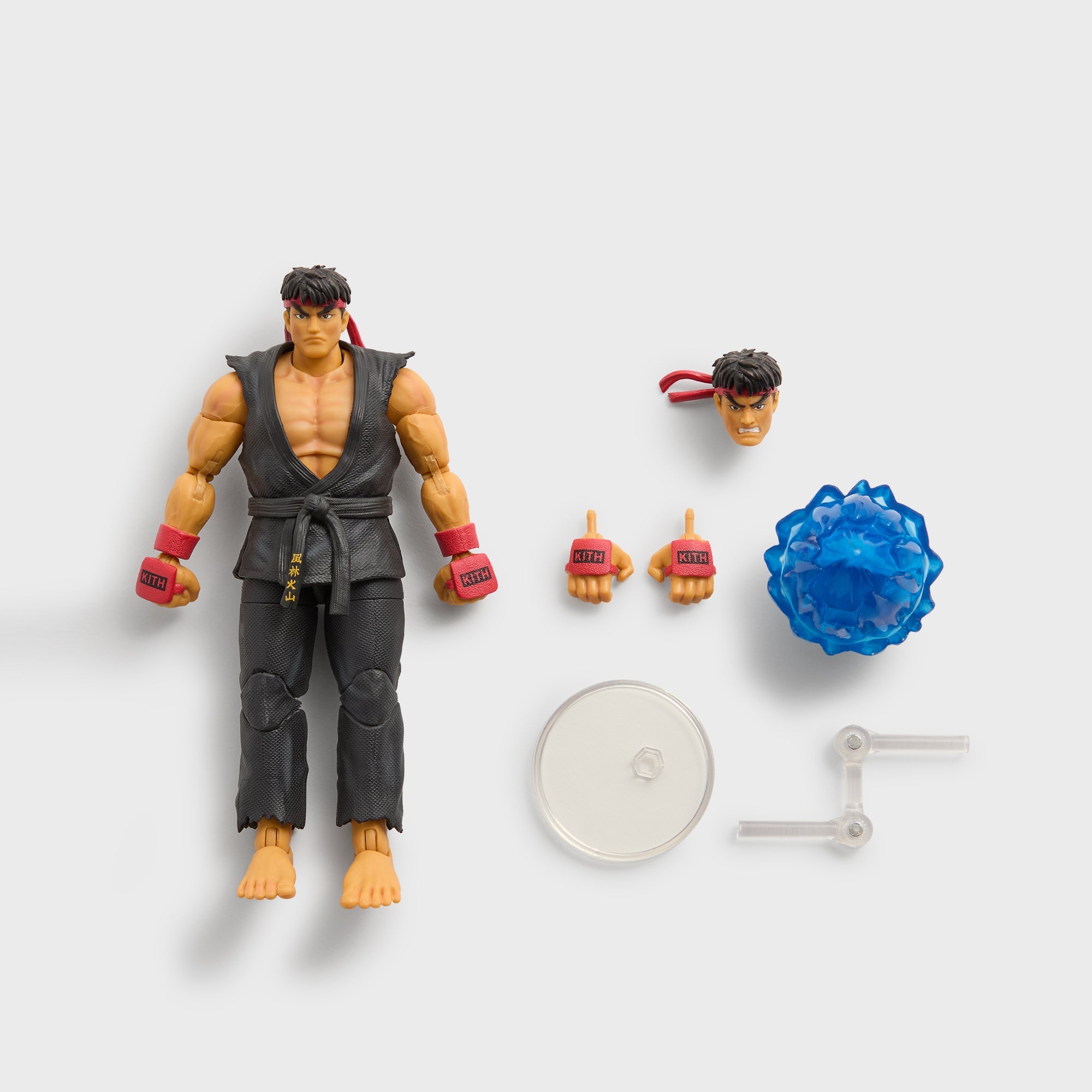 KITH CAPCOM リュウ フィギュア アクションフィギュア Capcom | Kith for Jada Toys Ryu Figure - Black – Kith Europe