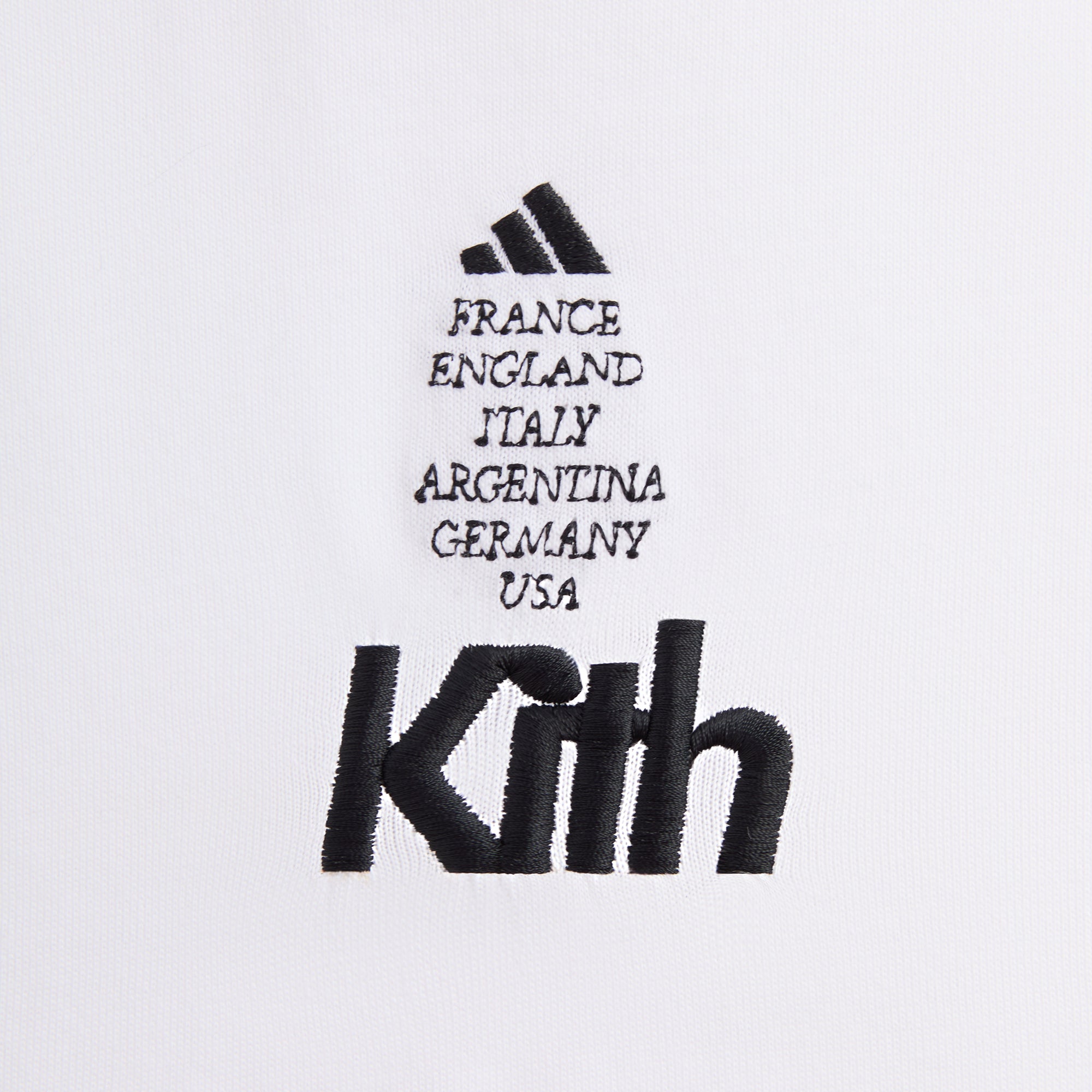 Kith for adidas Football Short Sleeve Tee - White – Kith Europe Kith for adidas Football Short Sleeve Tee - White – Kith Europe