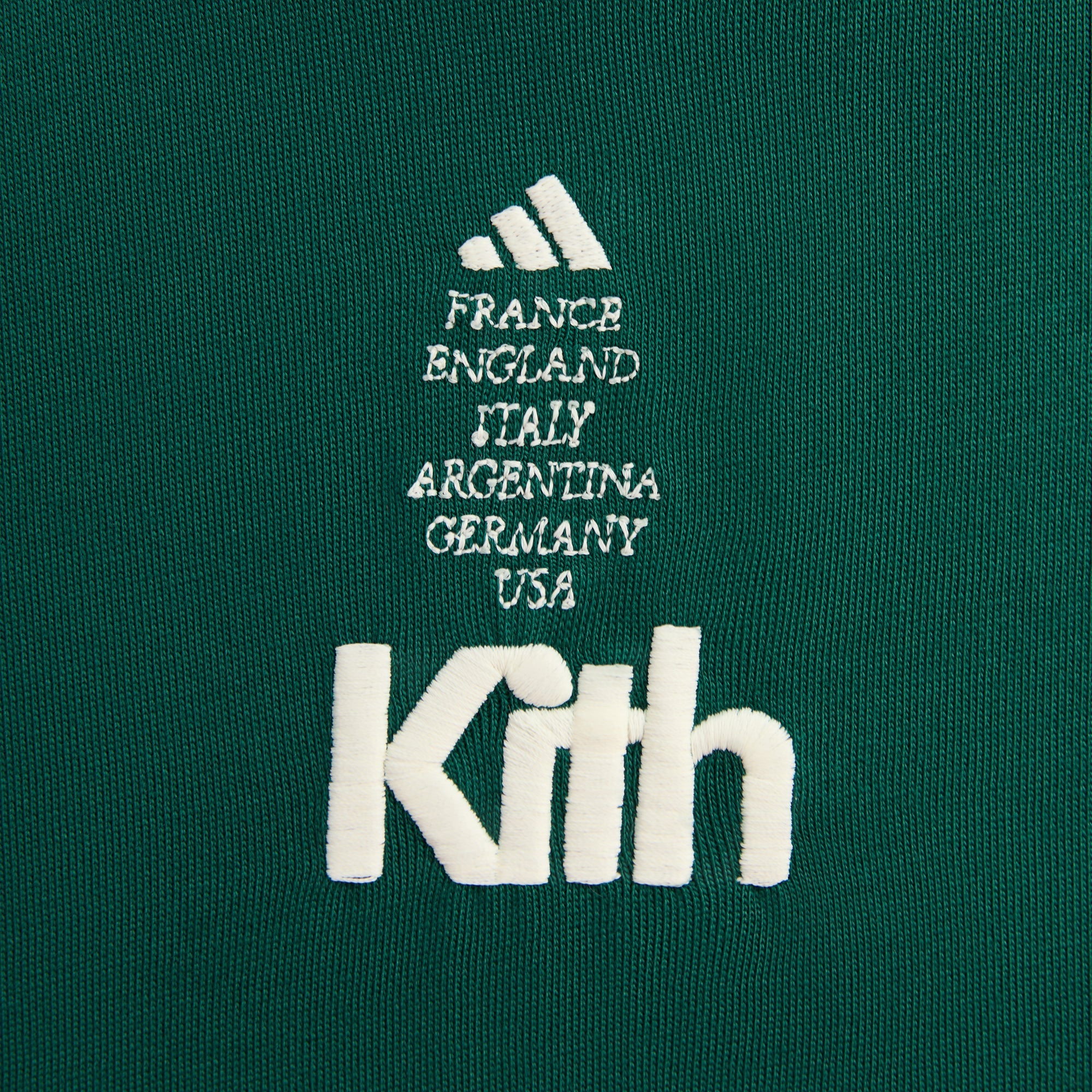 KITH for adidas コラボ フットボール Tシャツ Kith for adidas Football Short Sleeve Tee - White