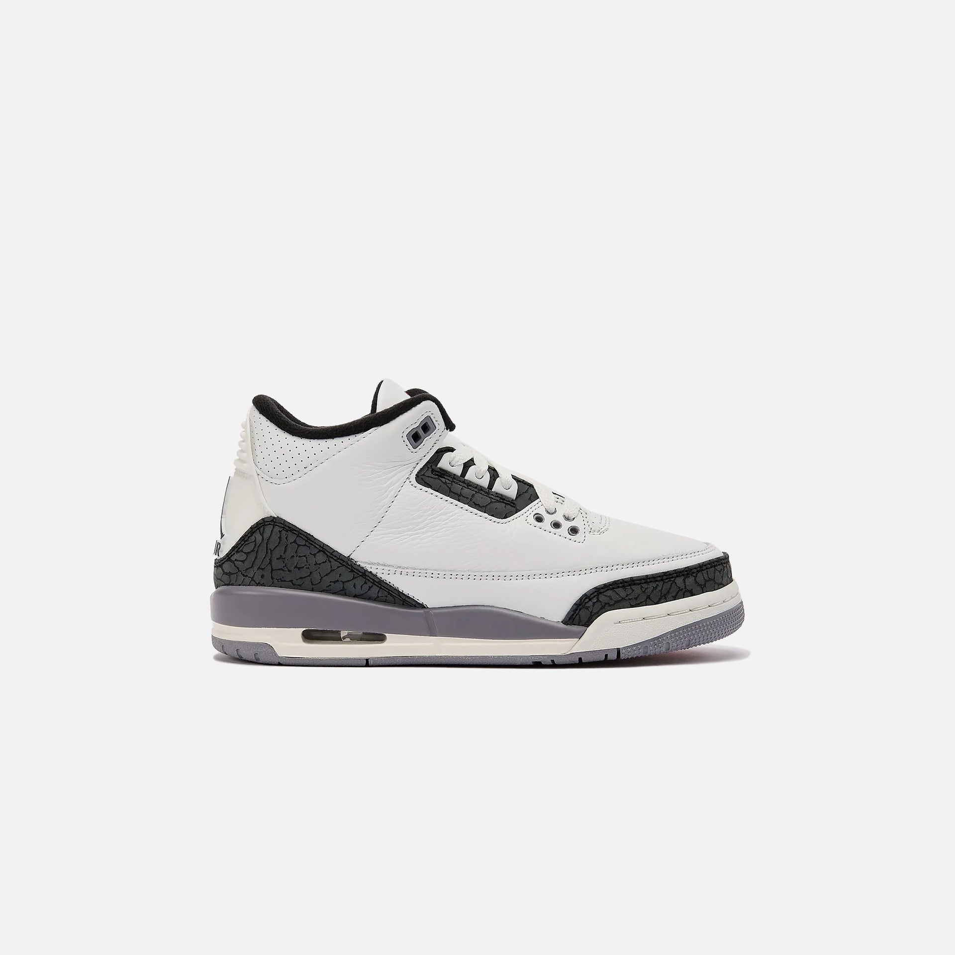 Jordan GS Air Jordan 3 Retro - Summit White / Fire Red / Cement Grey