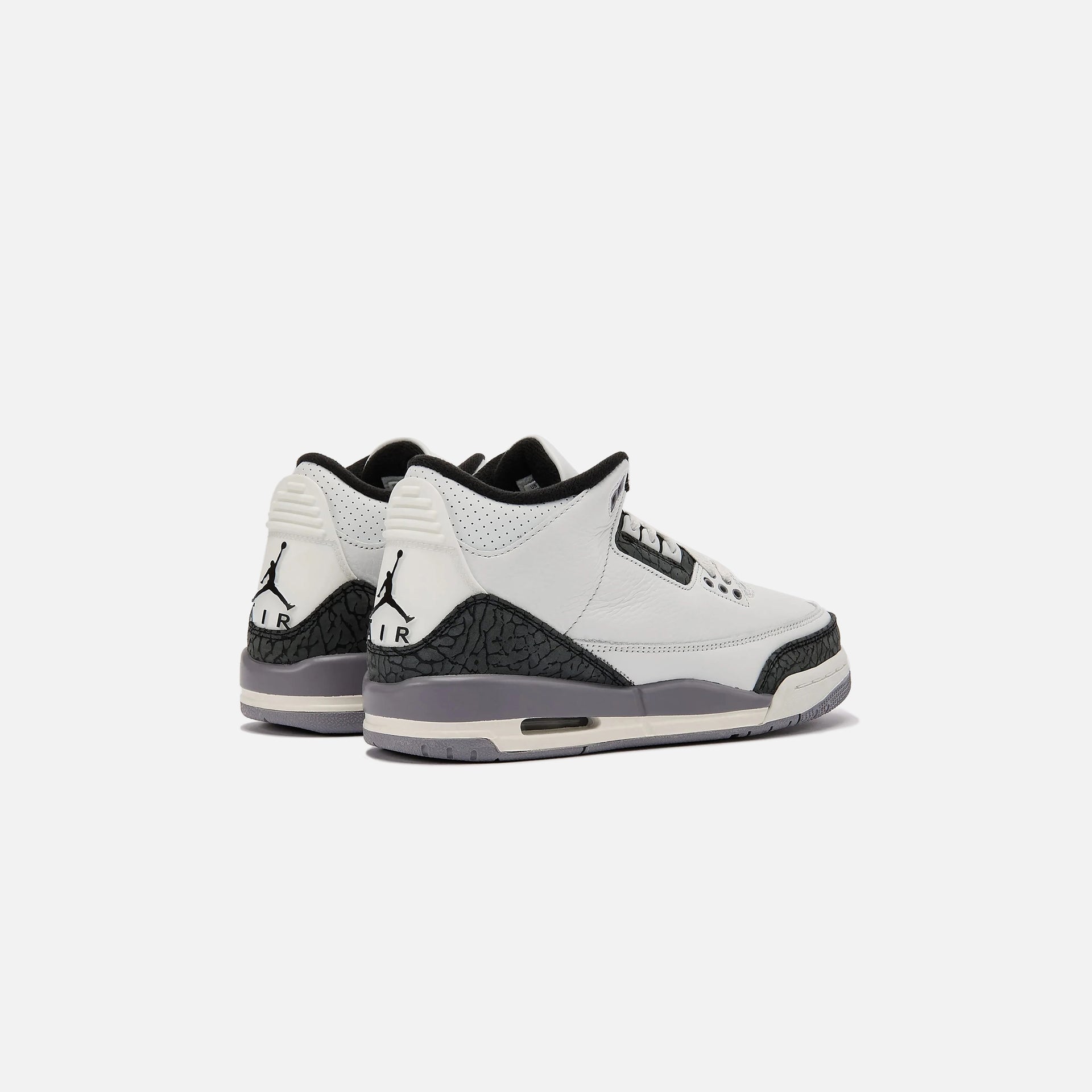 Jordan GS Air Jordan 3 Retro - Summit White / Fire Red / Cement Grey