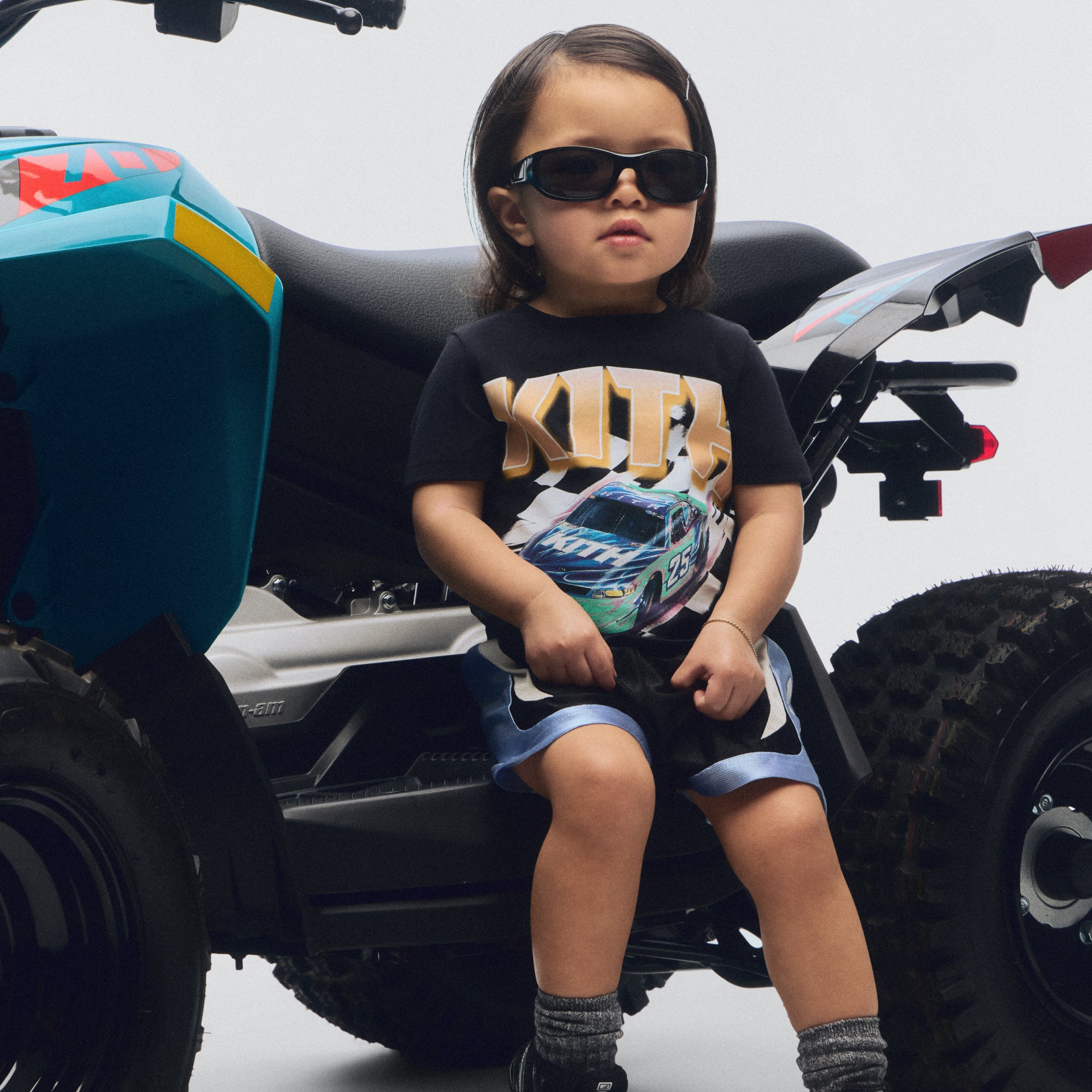 Kith Kids Blocked Hooded Milo Track Jacket - Nocturnal – Kith Europe