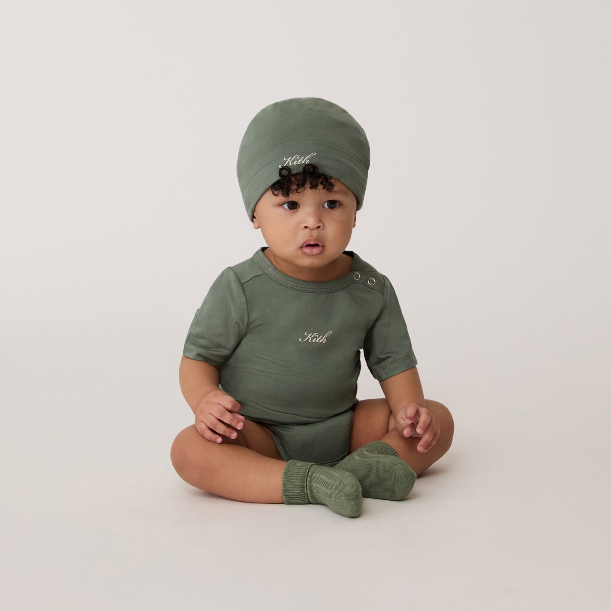 KITH ベビー服 Kith Baby New York to the World Sherpa Coverall - Silk