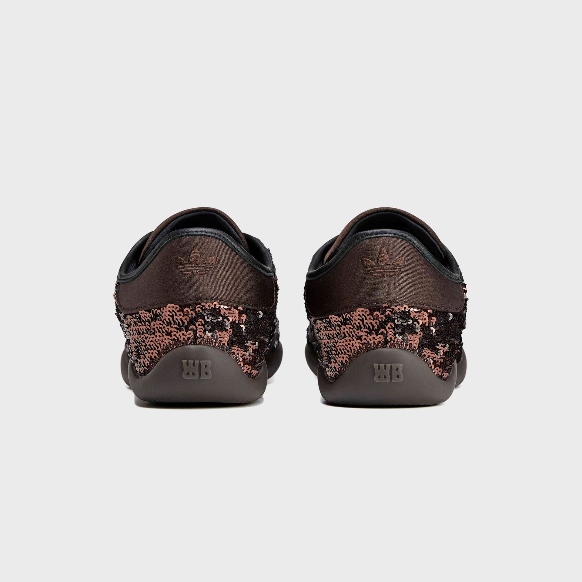 adidas x Wales Bonner Karintha Lo Sequin - Dark Brown / Core Black