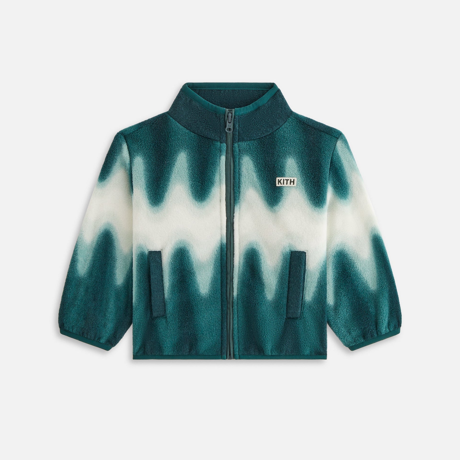 Kith Baby Printed Polar Fleece Full Zip - Chronicle