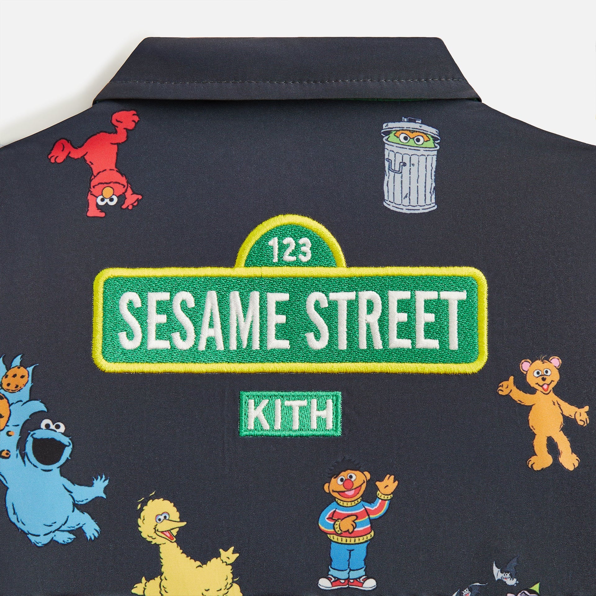 Kith Baby for Sesame Street Coaches Jacket - Black