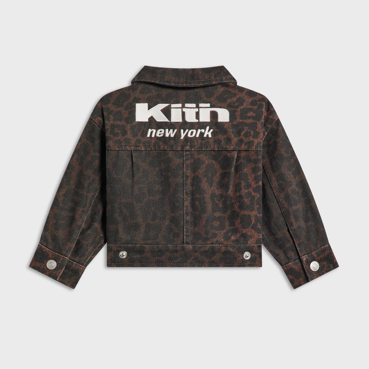 Kith Baby Leopard Alonzo Denim Jacket - Incognito - PH