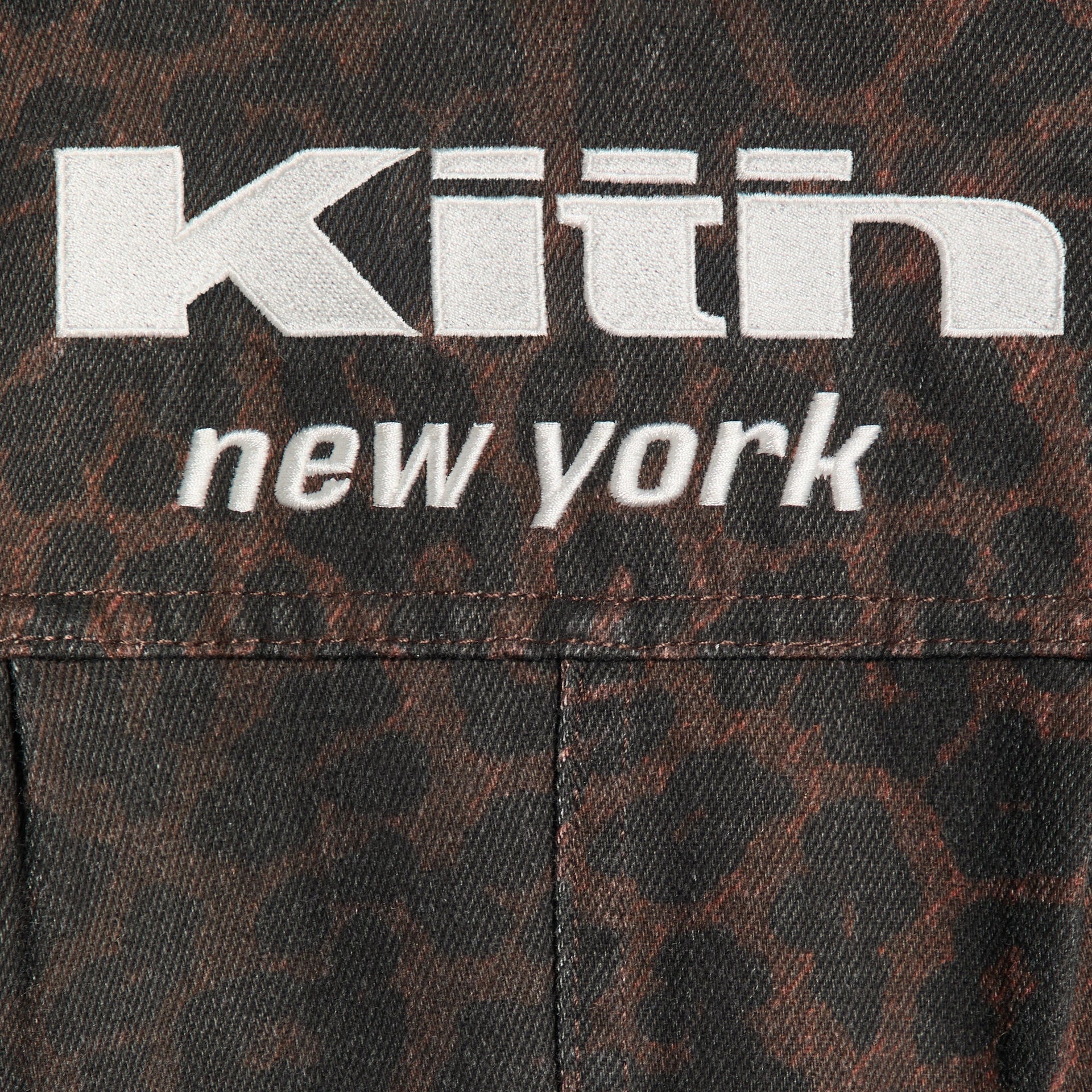 Kith Baby Leopard Alonzo Denim Jacket - Incognito