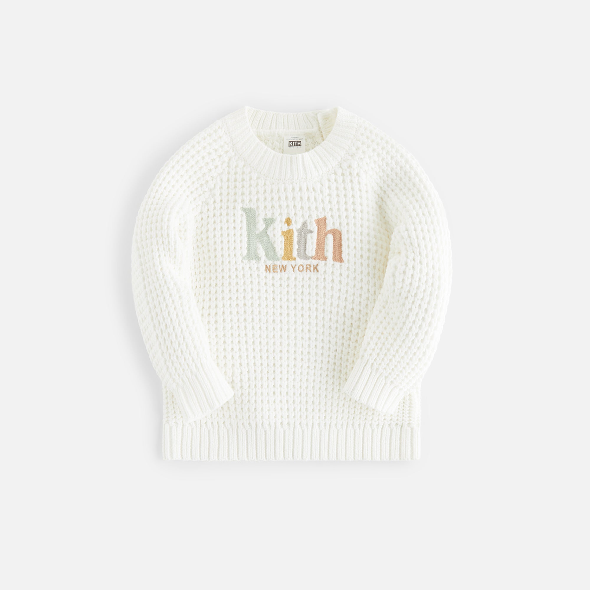 Kith Baby Serif Logo Sweater - Silk – Kith Europe