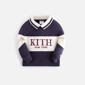 Kith Baby Blocked Collared Nelson Crew - Ink