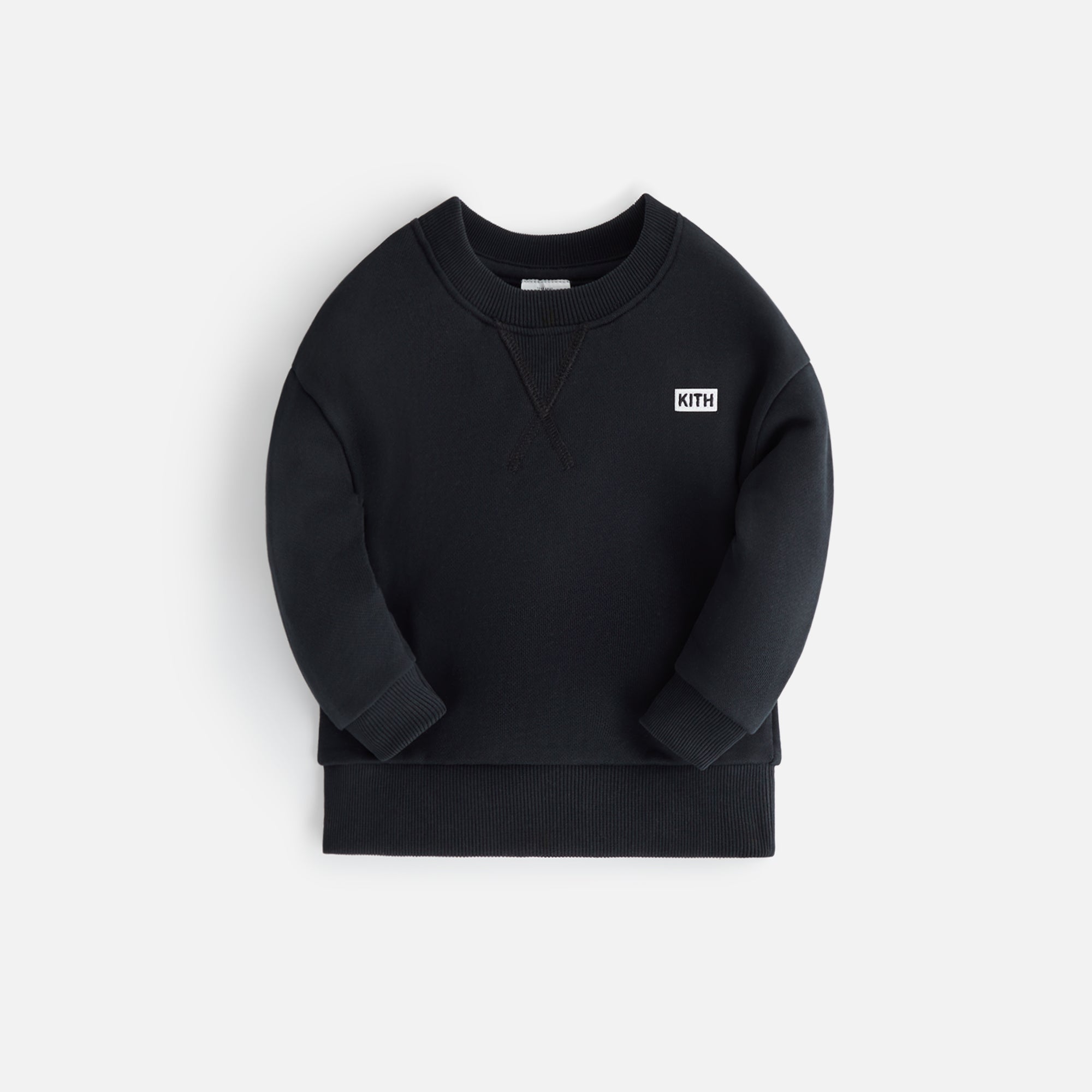 Kith Baby Long Sleeve Nelson Crew - Black – Kith Europe