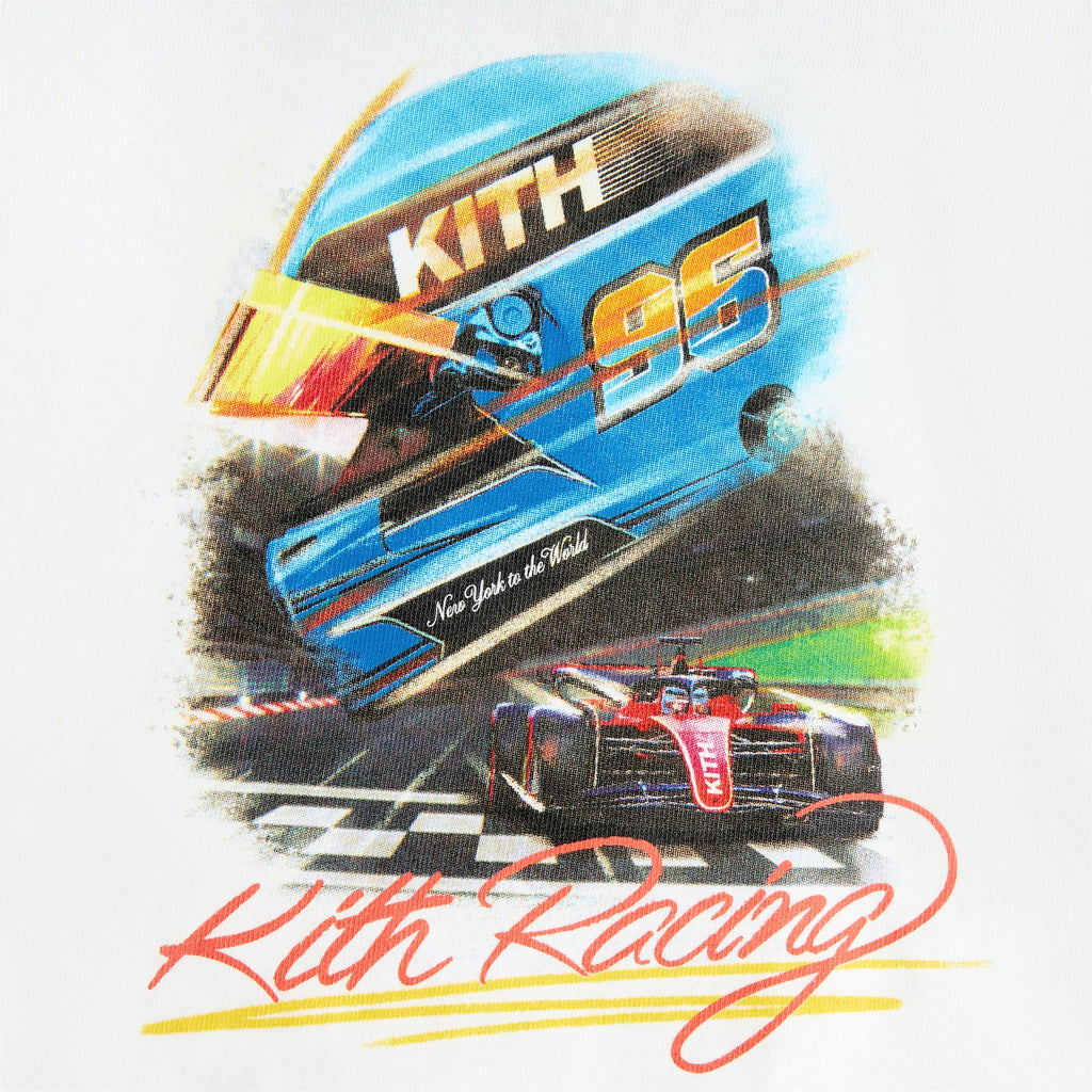 Kith Baby Racing Tee - White – Kith Europe