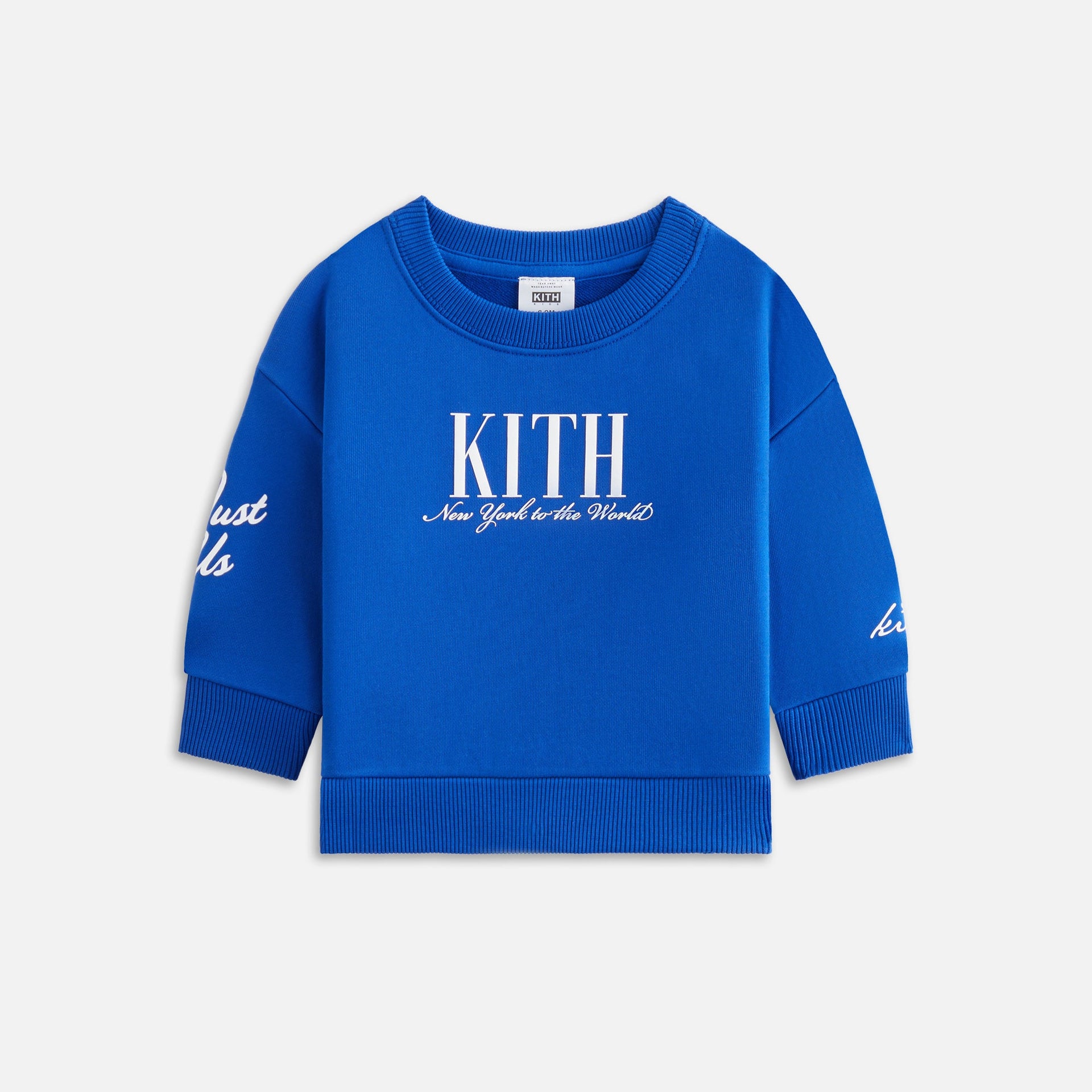 Kith Baby Logo Nelson Crewneck - Cyclone