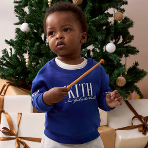 Kith Baby Logo Nelson Crewneck - Cyclone