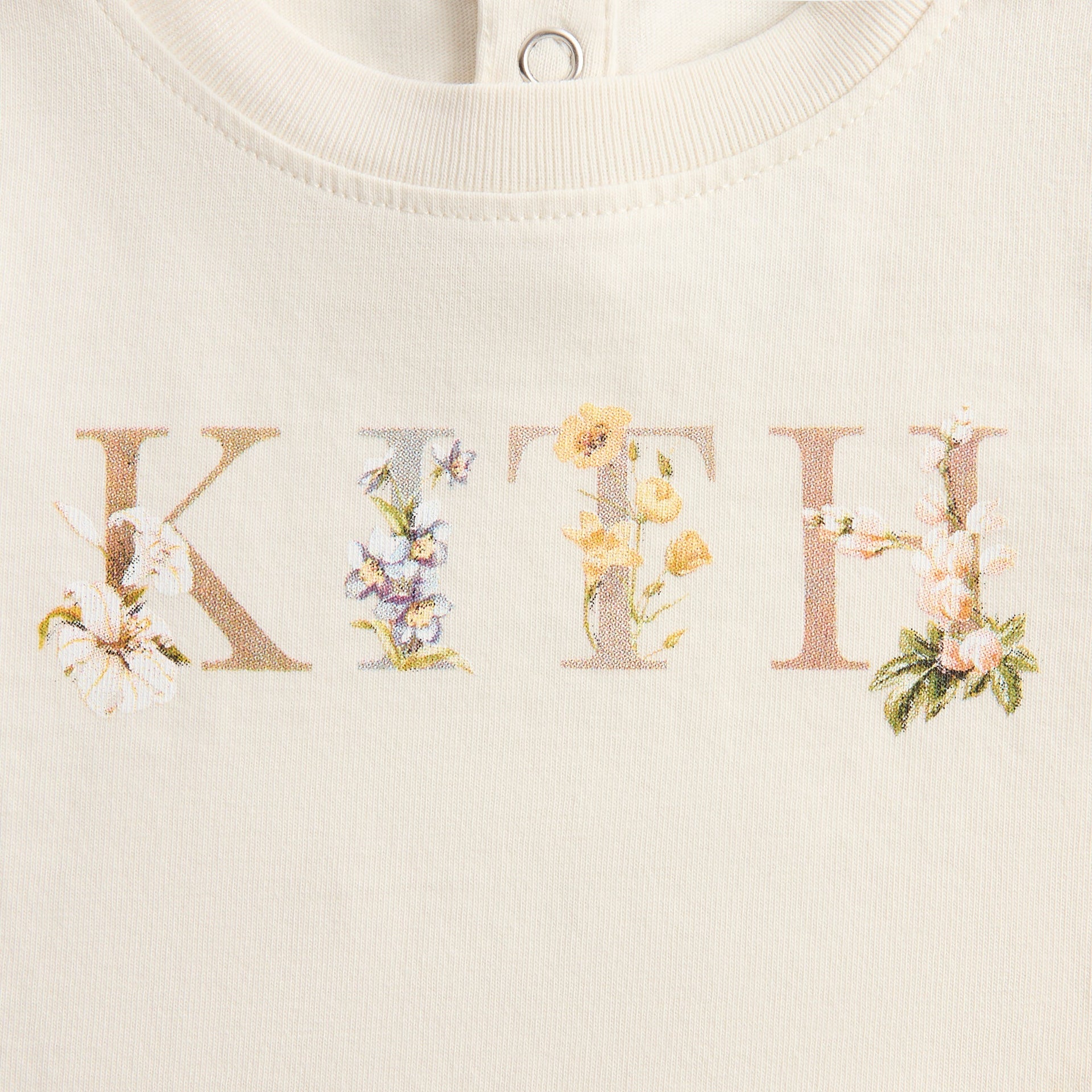 Kith Baby Floral Kith Graphic Tee - Sandrift