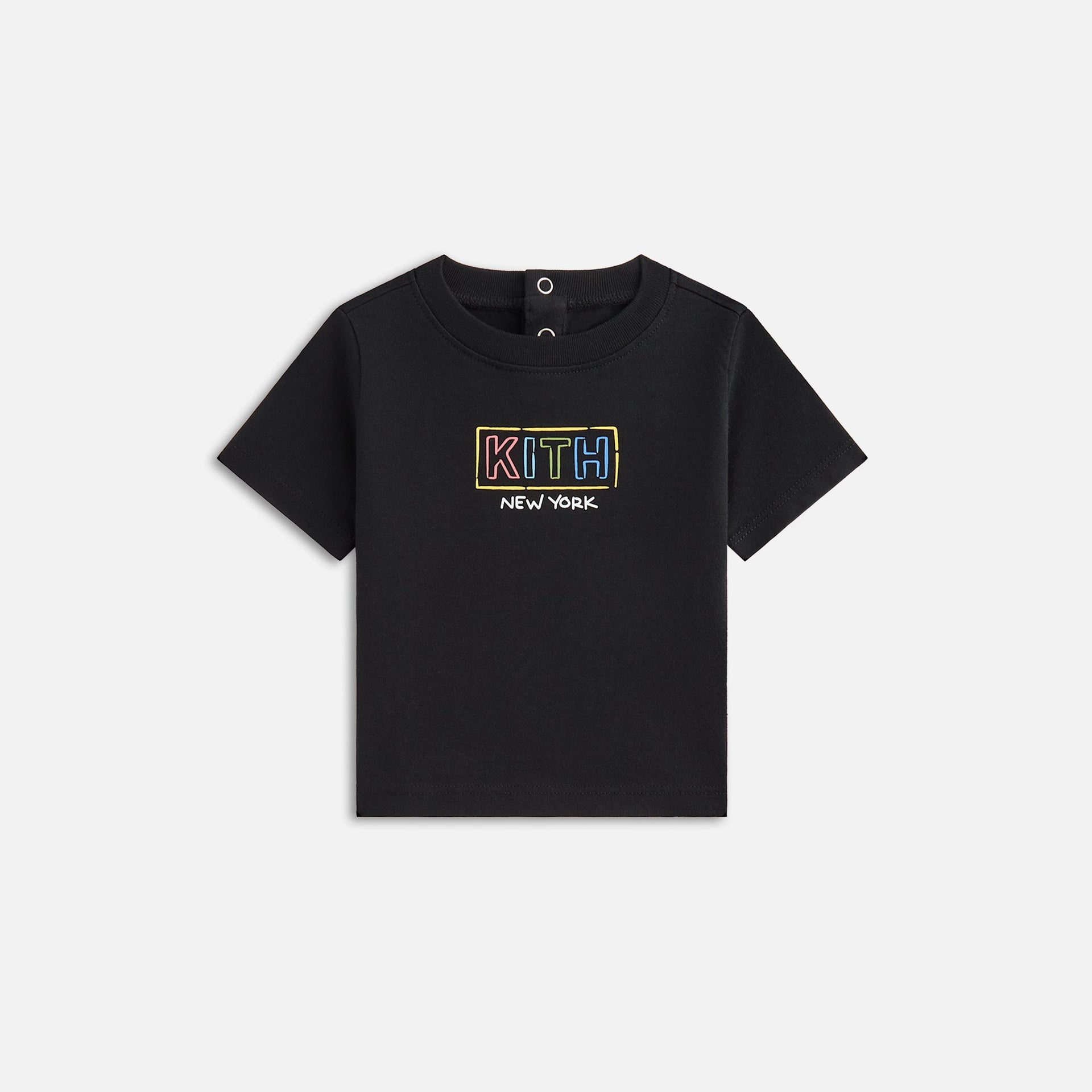 Kith Baby New York Classic Logo Tee - Black